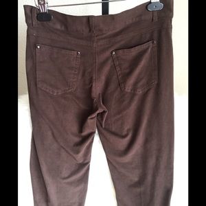 BCBG MAXAZRIA sueded thin pants: soft slimming